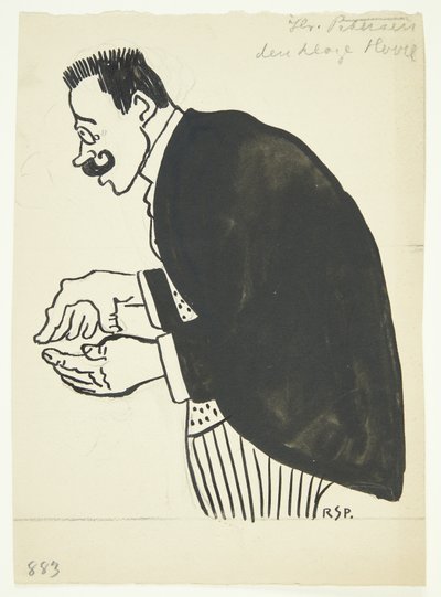 Caballero con traje de etiqueta de Robert Storm Petersen