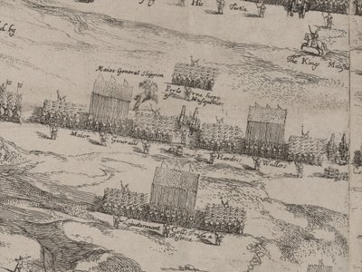 Descripción de los Ejércitos de Caballería e Infantería de Su Majestad y Sir Thomas Fairefax; el día catorce de junio de 1645 de Robert Streater or Streeter