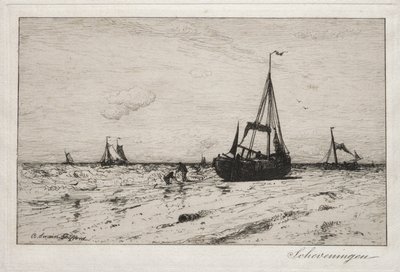 Scheveningen (grabado) de Robert Swain Gifford