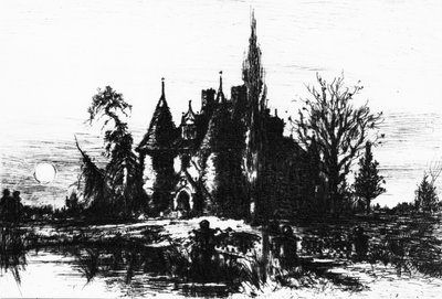 La Casa Usher, ilustración de 