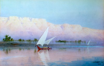 Barco en el Nilo de Robert Talbot Kelly