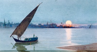 Lago Oriental, Egipto, 1892 de Robert Talbot Kelly