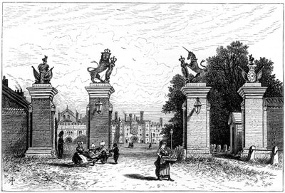 Entrada al Palacio de Hampton Court de Robert Taylor Pritchett