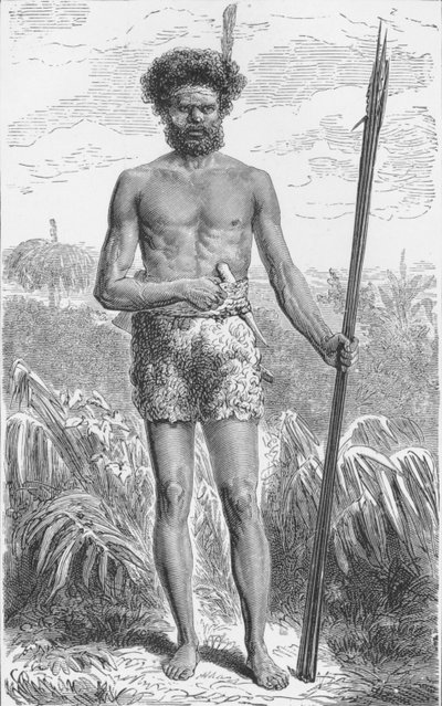 Nativo de Australia, c. 1885, 1890 de Robert Taylor Pritchett