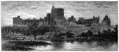Windsor al amanecer, desde el Brocas, 1880 de Robert Taylor Pritchett