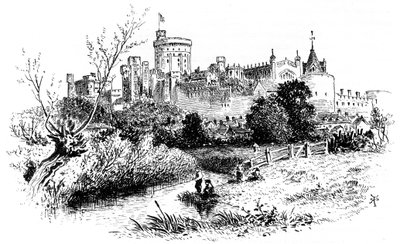 Windsor, desde Clewer, 1880 de Robert Taylor Pritchett