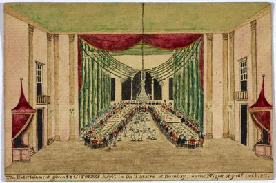 El espectáculo ofrecido a C. Forbes esquire en el teatro de Bombay la noche del 16 de octubre de 1811. de Robert Temple