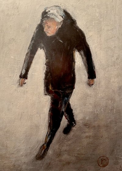 Figura solitaria caminando de Robert Thirtle