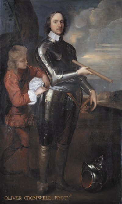 Oliver Cromwell (1599-1658) Lord Protector de Inglaterra, c.1650 de Robert Walker