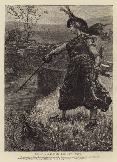 Helen Macgregor, Esposa de Rob Roy de Robert Walker Macbeth