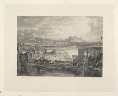 Lancaster desde el puente del acueducto de Robert Wallis