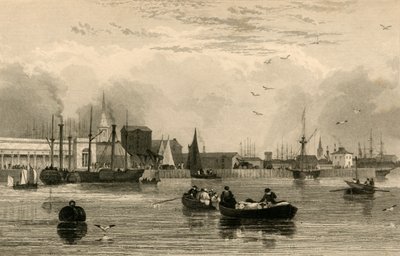 Liverpool, desde el Mersey, No. III..., c1830 de Robert Wallis