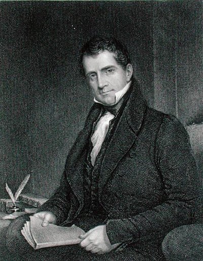 Theodoric Romeyn Beck (1791-1855) grabado por John Francis Eugene Prud