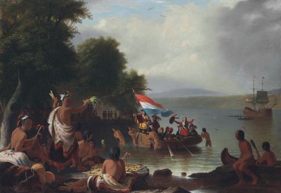 Desembarco de Henry Hudson de Robert Walter Weir