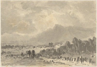 Paisaje - Rocas y Montañas de Robert Walter Weir