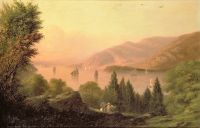 Picnic a lo largo del Hudson, 1881 de Robert Walter Weir