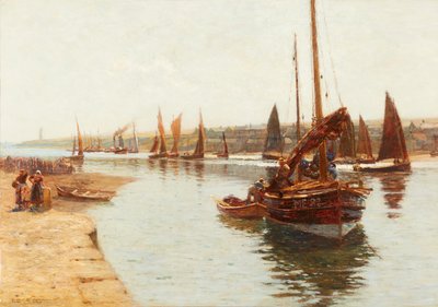Llegando de la Pesca del Arenque, Montrose de Robert Weir Allan