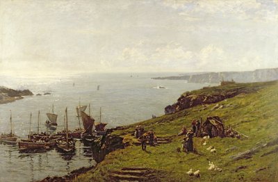 Sobre el mar iluminado por el sol de Robert Weir Allan