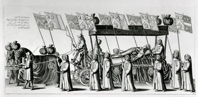 Funeral de estado de George Monck, 1er Duque de Albemarle, 1671 de Robert White