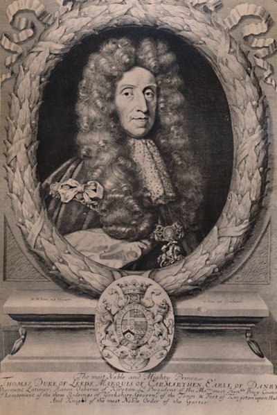 Thomas Osborne, primer duque de Leeds, estadista inglés, c. 1694 1894 de Robert White