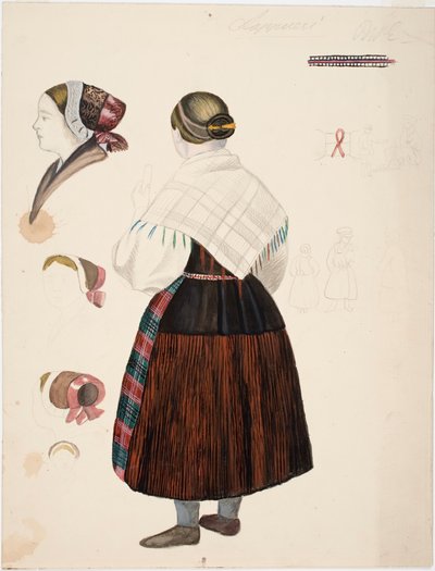 Ensayo de un vestido de campesina de Laponia de Robert Wilhelm Ekman