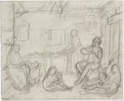 Personas en el interior de Robert Wilhelm Ekman