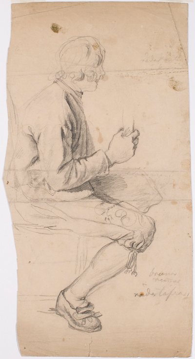 Joven sentado con traje de Taala de Robert Wilhelm Ekman