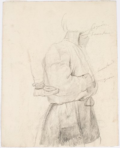 Ensayo general, zapato de cuero a la izquierda de Robert Wilhelm Ekman
