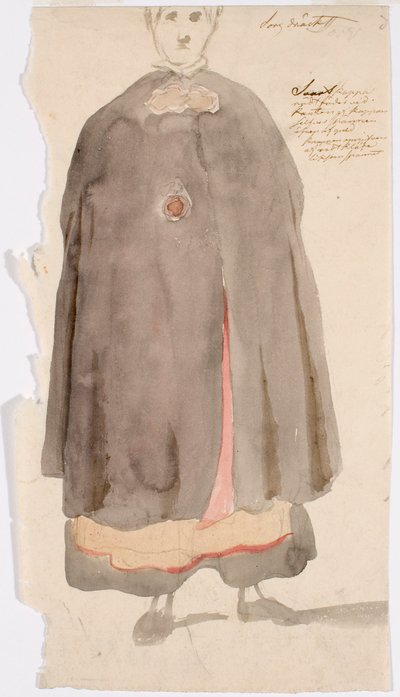 Campesina de pie de Robert Wilhelm Ekman