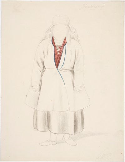 Campesina de pie de Joutseno de Robert Wilhelm Ekman