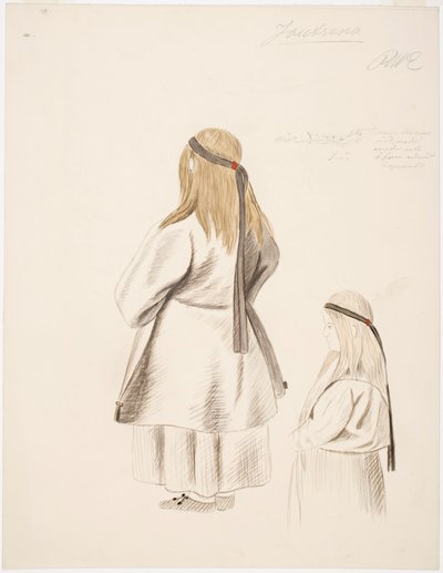 Campesina y niña de Joutseno de Robert Wilhelm Ekman