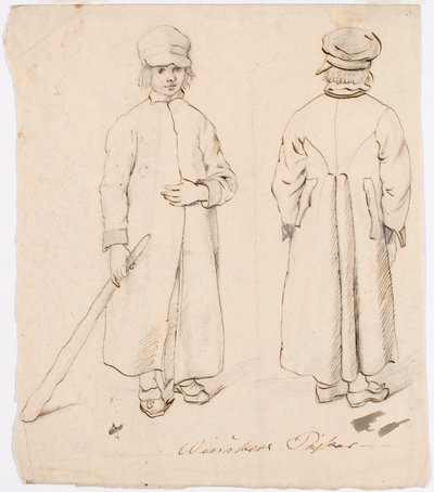 Niño Winaker en traje popular de Robert Wilhelm Ekman
