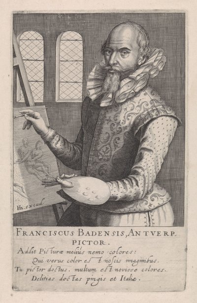 Retrato de Frans Badens de Robert Willemsz de Baudous