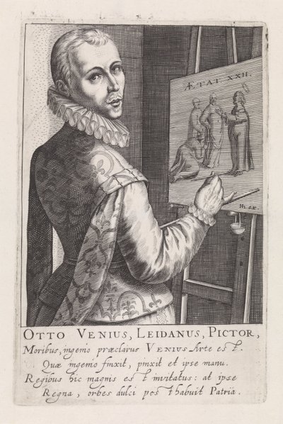 Retrato de Otto van Veen de Robert Willemsz de Baudous