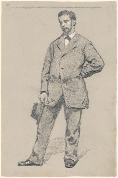 Hombre de Pie de Robert William Vonnoh