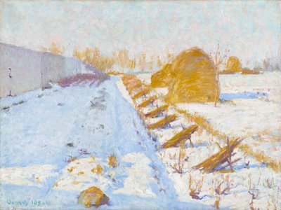 Sol y sombra de invierno de Robert William Vonnoh