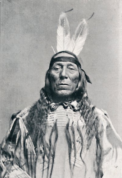 Vista frontal de un Indio Sioux, 1912 de Robert Wilson Shufeldt