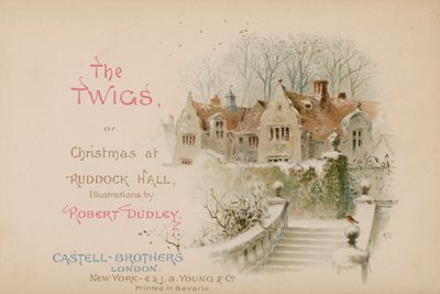 Ilustración para The Twigs o Navidad en Ruddock Hall de Robert after Dudley