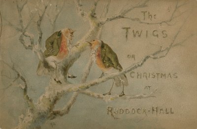 Ilustración para The Twigs o Navidad en Ruddock Hall de Robert after Dudley