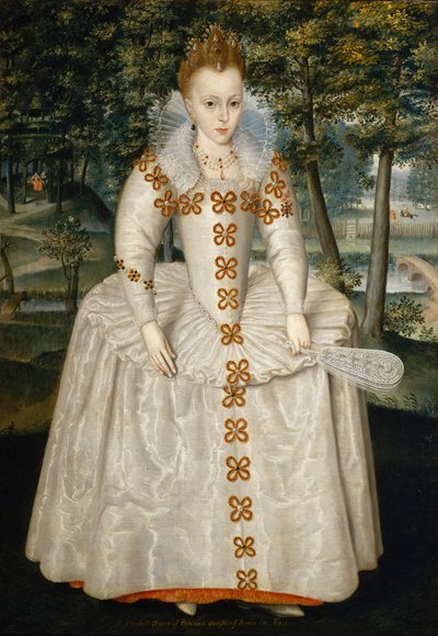 Princesa Isabel (Isabel de Bohemia, "La Reina de Invierno") de Robert the Elder Peake