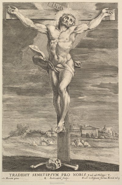 Crucifixión, 1670-90 de Robert van Audenaerde
