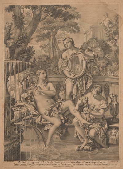 David y Betsabé de Robert van Audenaerde