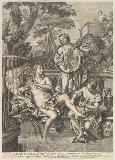 David y Betsabé, 1680-1743 de Robert van Audenaerde