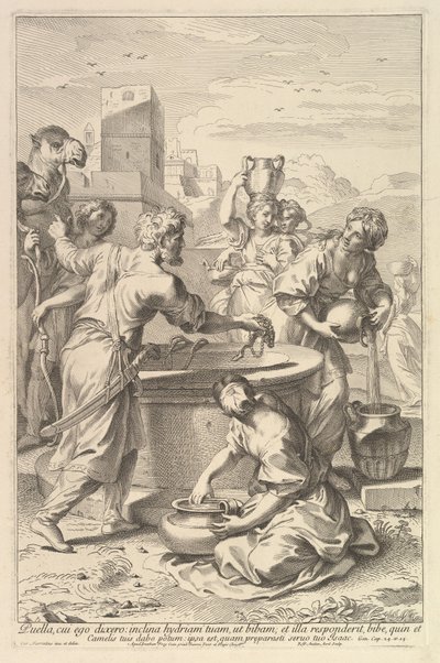 Rebeca y Eliezer de Robert van Audenaerde