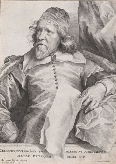 Celeberrimus Vir Inigo Jones Præfectus Architecturæ Magnæ Brittaniæ Regis Etc. de Robert van Voerst