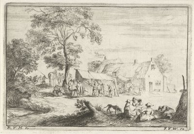 carpa para una finca Diferentes campamentos (título de la serie) de Robert van den Hoecke
