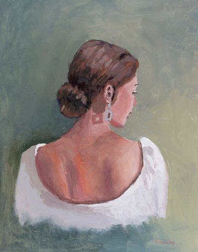 Anna, 2023 (óleo sobre panel) de Roberta Murray