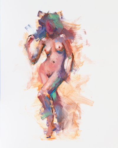 Anónimo, 2023 (óleo sobre tabla) de Roberta Murray