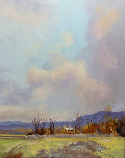 Dreams Are Often False, 2023 (óleo sobre panel) de Roberta Murray