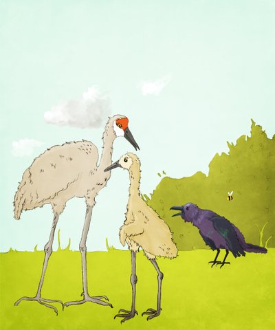 Gus Gus Y El Córvido, 2020 (digital) de Roberta Murray